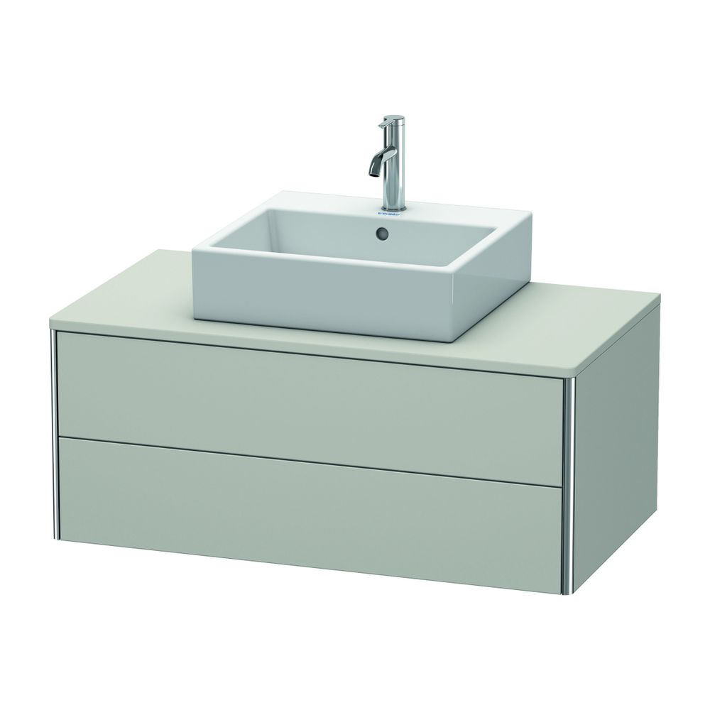 Duravit XSquare Konsolenwaschtischunterbau wandhäng. 548x1000x400mm ohne KSP Beton... DURAVIT-XS491100707 4053424557939 (Abb. 1)