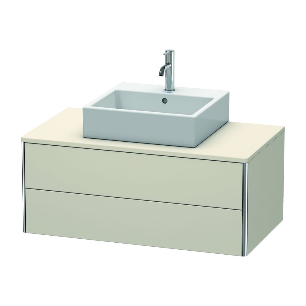 Duravit XSquare Konsolenwaschtischunterbau wandhäng. 548x1000x400mm, ohne KSP Taup... DURAVIT-XS491109191 4053424557946 (Abb. 1)