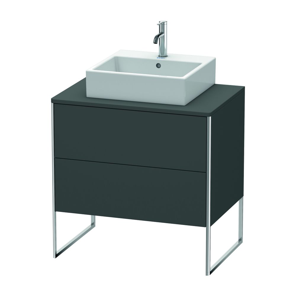 Duravit XSquare Konsolenwaschtischunterbau bodenstehend 548x800x778mm ohne KSP Gra... DURAVIT-XS492004949 4053424561226 (Abb. 1)