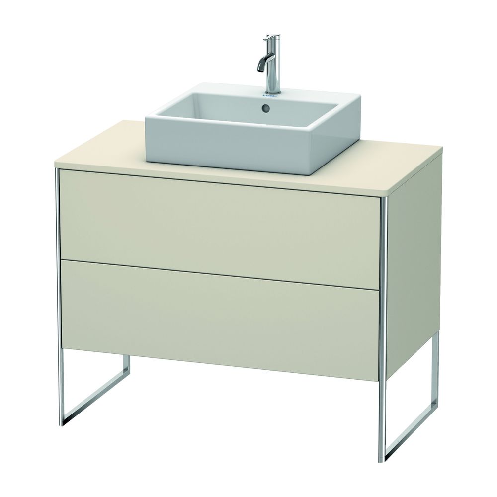 Duravit XSquare Konsolenwaschtischunterbau bodenstehend 548x1000x778mm ohne KSP Ta... DURAVIT-XS492109191 4053424564838 (Abb. 1)