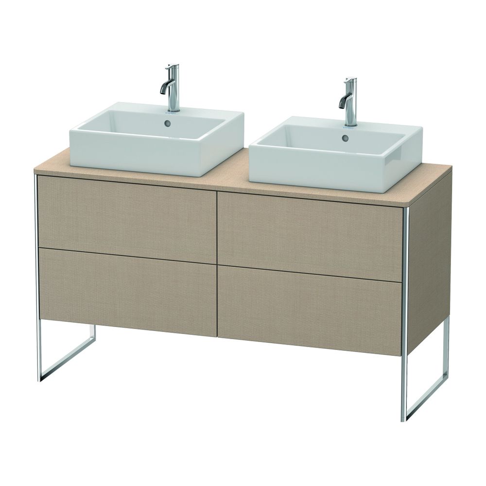 Duravit XSquare Konsolenwaschtischunterbau bodenst. 548x1400x778mm B, ohne KSP Lei... DURAVIT-XS4926B7575 4053424565477 (Abb. 1)