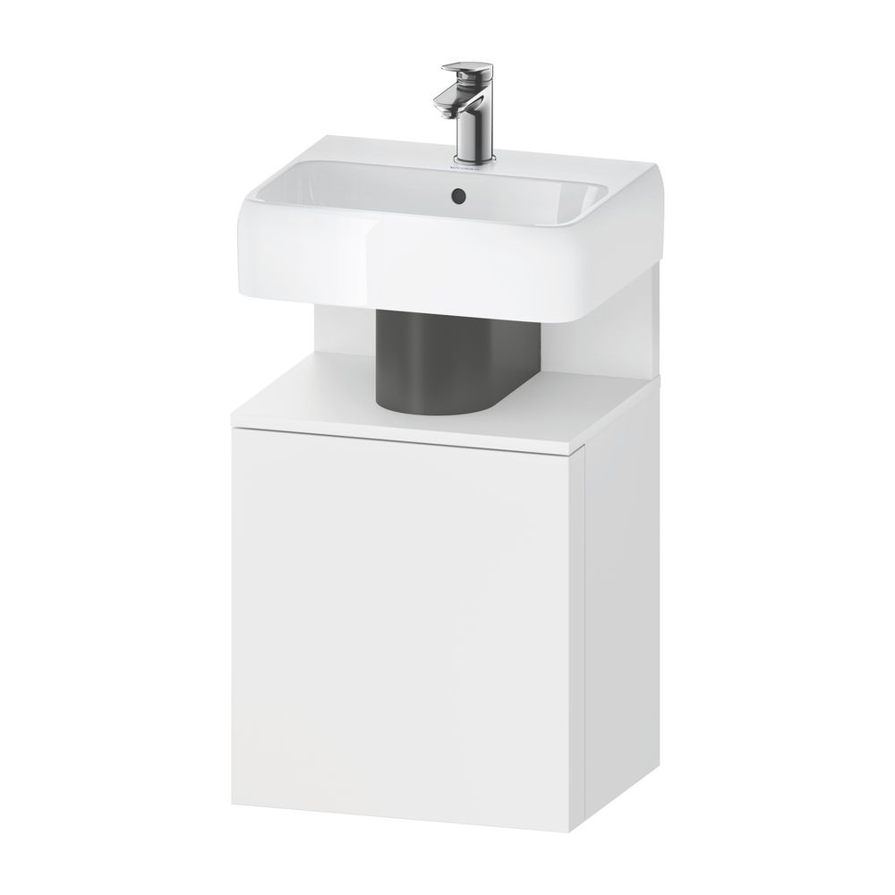 Duravit Qatego Waschtischunterbau wandh. 350x440x645mm L, Mattweiß, Dekor, Nis... DURAVIT-QA4076L18180000 4067116099560 (Abb. 1)
