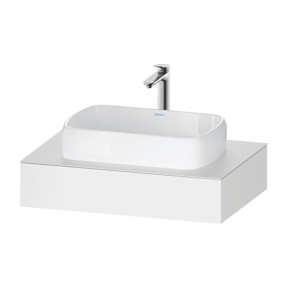 Duravit Qatego Konsole 550x800x170mm, 1 Ausschnitt/Waschplatz, Mattweiß, ohne ... DURAVIT-QA4800018180000 4067116099508 (Abb. 1)