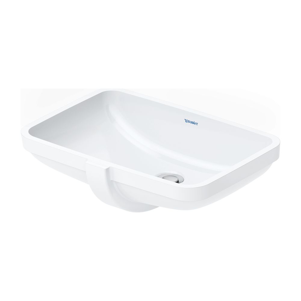 Duravit No.1 Einbauwaschtisch 380x525x180mm, Weiß Hochglanz, mit Überlauf Geschlif... DURAVIT-03954900282 4067116994940 (Abb. 1)