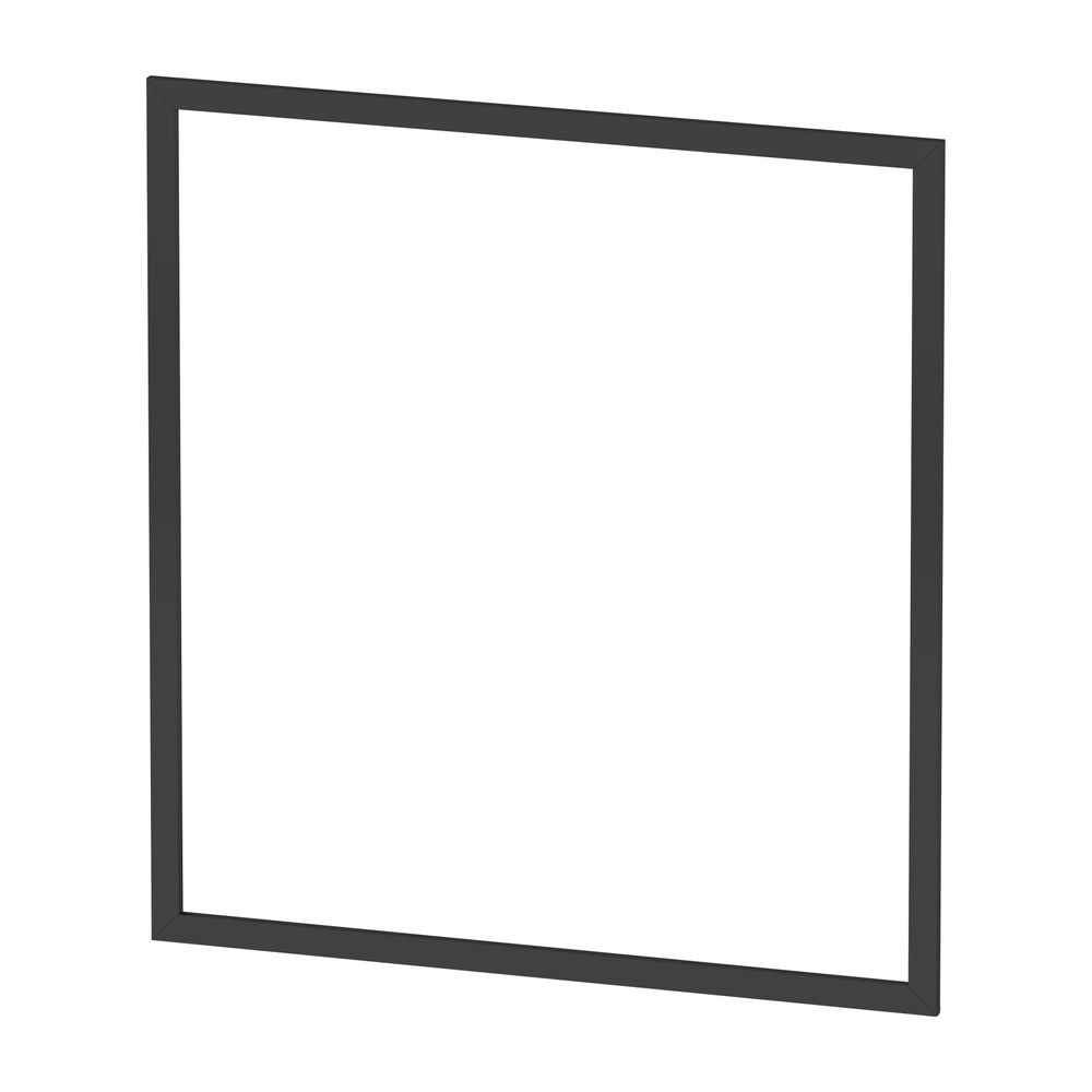 Duravit L-Cube Einbaurahmen, Aufsatz, 700x10x751mm, Zerlegt, Graphit Aluminium... DURAVIT-LC9685049490000 4067116303636 (Abb. 1)