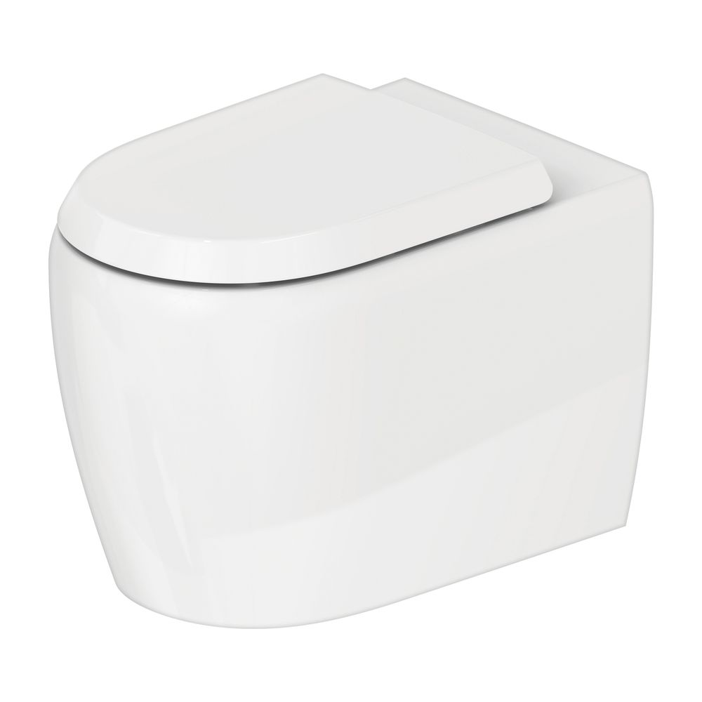 Duravit Qatego Stand WC 600x390x400mm, Weiß Hochglanz, HygieneGlaze, Back to wall, ... DURAVIT-2020092000 4067116999259 (Abb. 1)