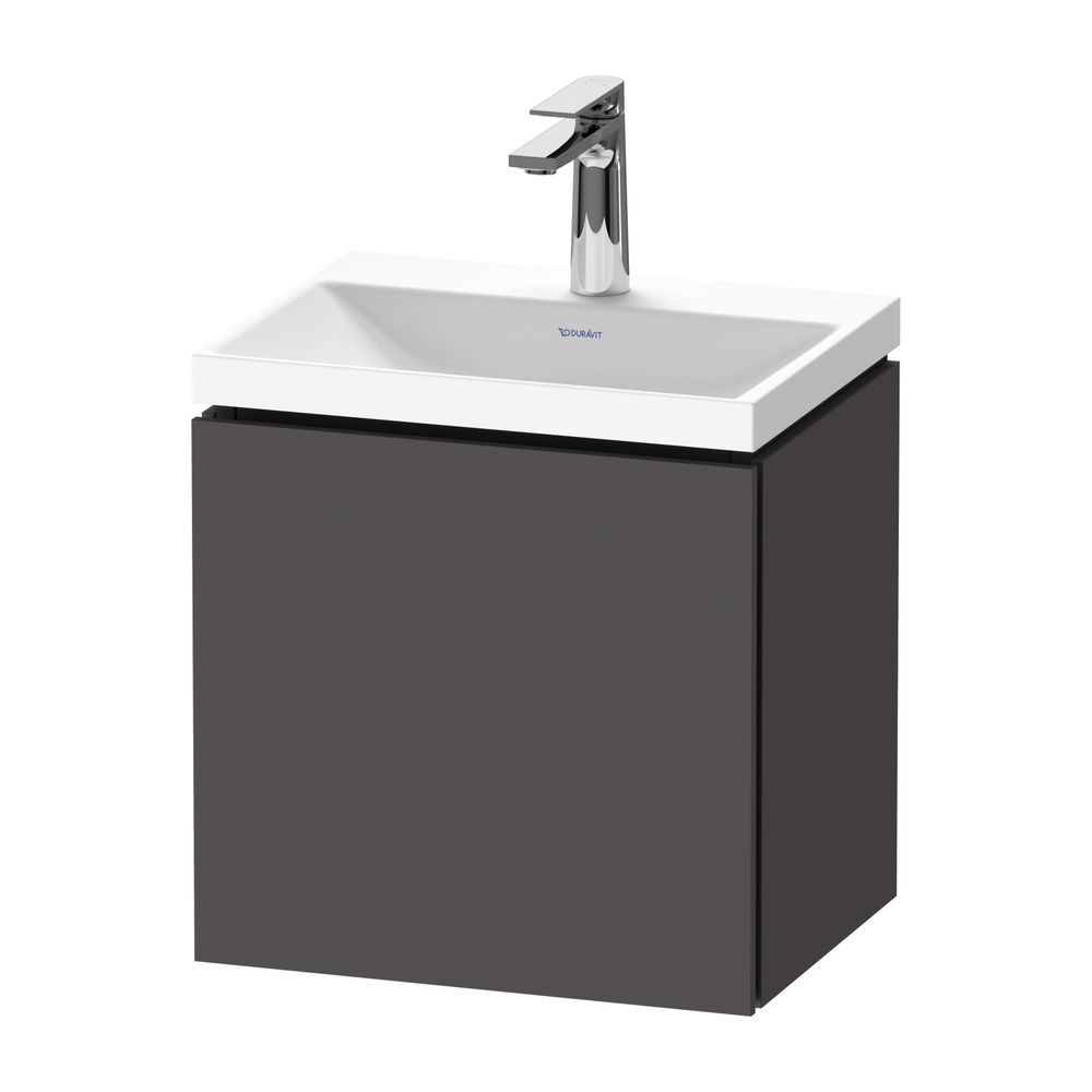 Duravit L-Cube Waschtisch-Set C-shaped wh Echtholzfurnier 350x450x480mm, 1 Tür... DURAVIT-LC6949O49490000 4067116107210 (Abb. 1)