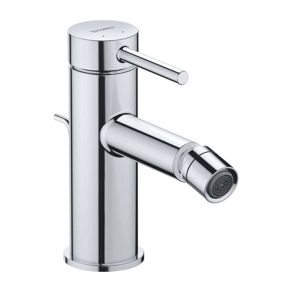 Duravit Circle Einhebel-Bidetmischer, Chrom HG, Standmontage, Ausladung 128mm, Ch... DURAVIT-CE2400001010 4067116104509 (Abb. 2)