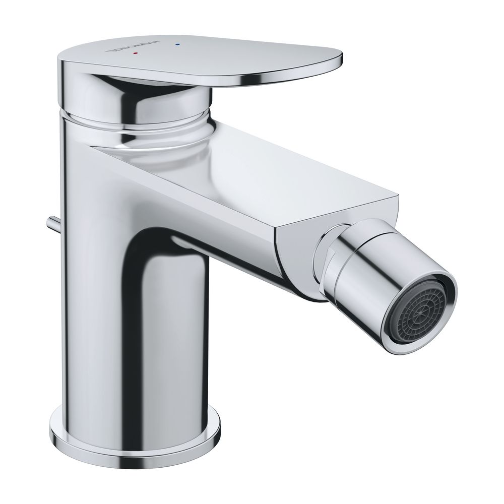 Duravit Wave Einhebel-Bidetmischer, Chrom, 5l/min, mit Garnitur, Ausladung 128mm,... DURAVIT-WA2400001010 4067116105551 (Abb. 2)