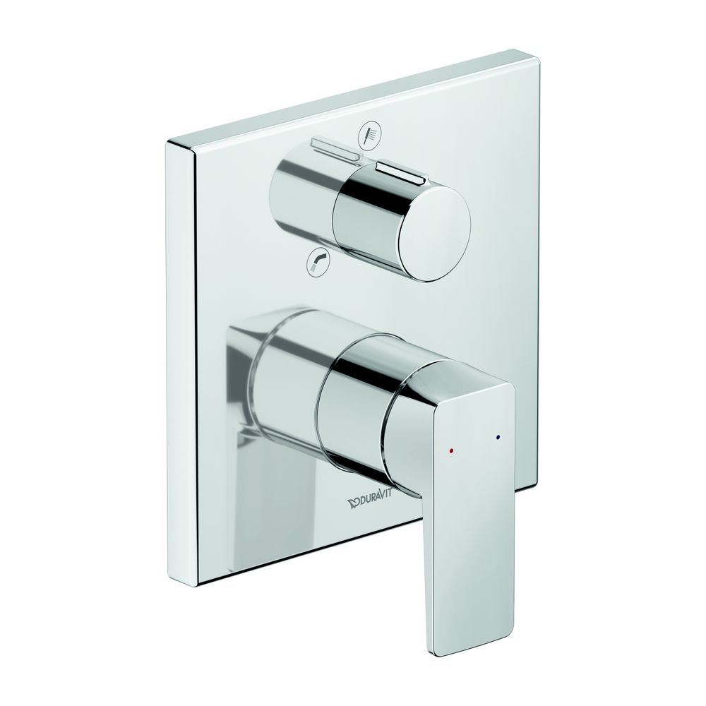 Duravit Manhattan Einhebel-Wannenmischer Unterputz, Anzahl Verbraucher 2, Chrom, ... DURAVIT-MH5210012010 4067116317176 (Abb. 1)
