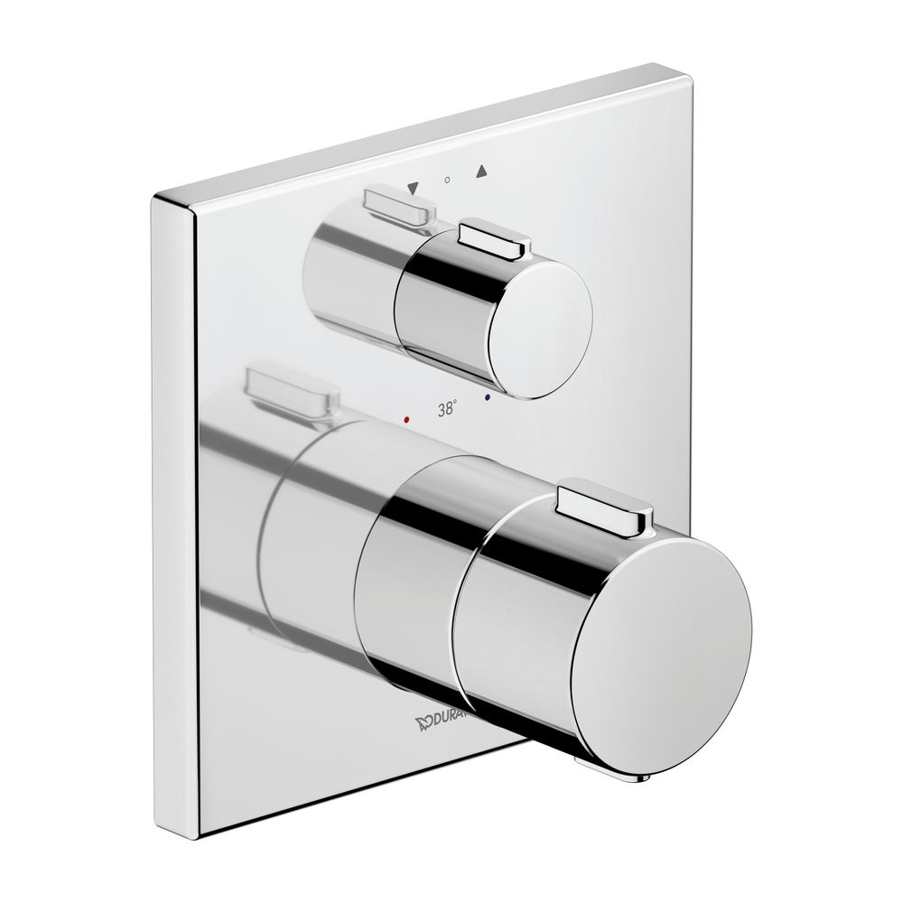 Duravit Thermostatarmaturen Thermostat Unterputz, 2 Verbraucher, Chrom, 20, 5l/mi... DURAVIT-TH4200013010 4067116316483 (Abb. 1)