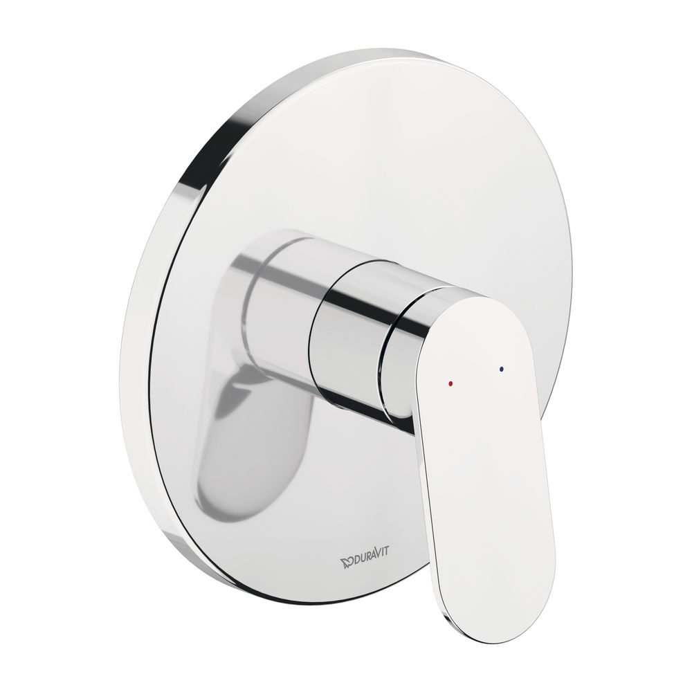 Duravit Wave Einhebel-Brausemischer Unterputz, 1 Verbraucher, Chrom, 24,5l/min, R... DURAVIT-WA4210010010 4067116105629 (Abb. 1)