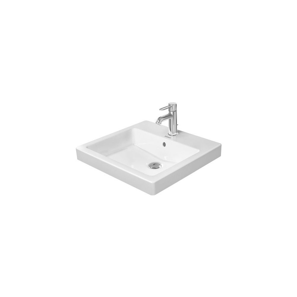 Duravit Vero Einbauwaschtisch 465x500x170mm, Weiß Hochglanz, mit HLB/Überlauf, 1 HL... DURAVIT-0315500000 4021534894589 (Abb. 3)