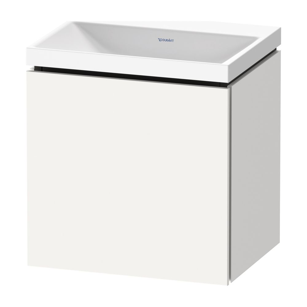 Duravit L-Cube Waschtisch-Set C-shaped wh Echtholzfurnier, 350x450x480mm, 1 Tü... DURAVIT-LC6949N18180000 4067116106893 (Abb. 1)