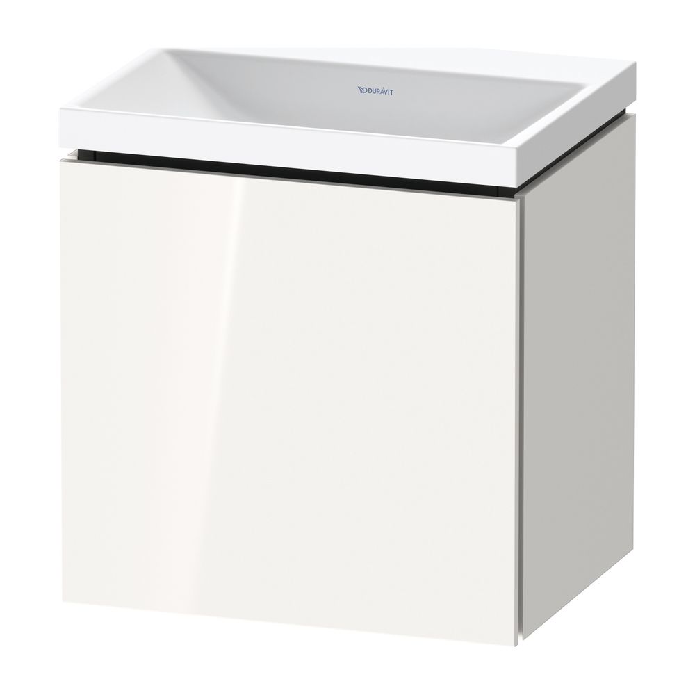Duravit L-Cube Waschtisch-Set C-shaped wh Dekor 350x450x480mm, 1 Tür L, Weiß H... DURAVIT-LC6948N22220000 4067116106435 (Abb. 2)