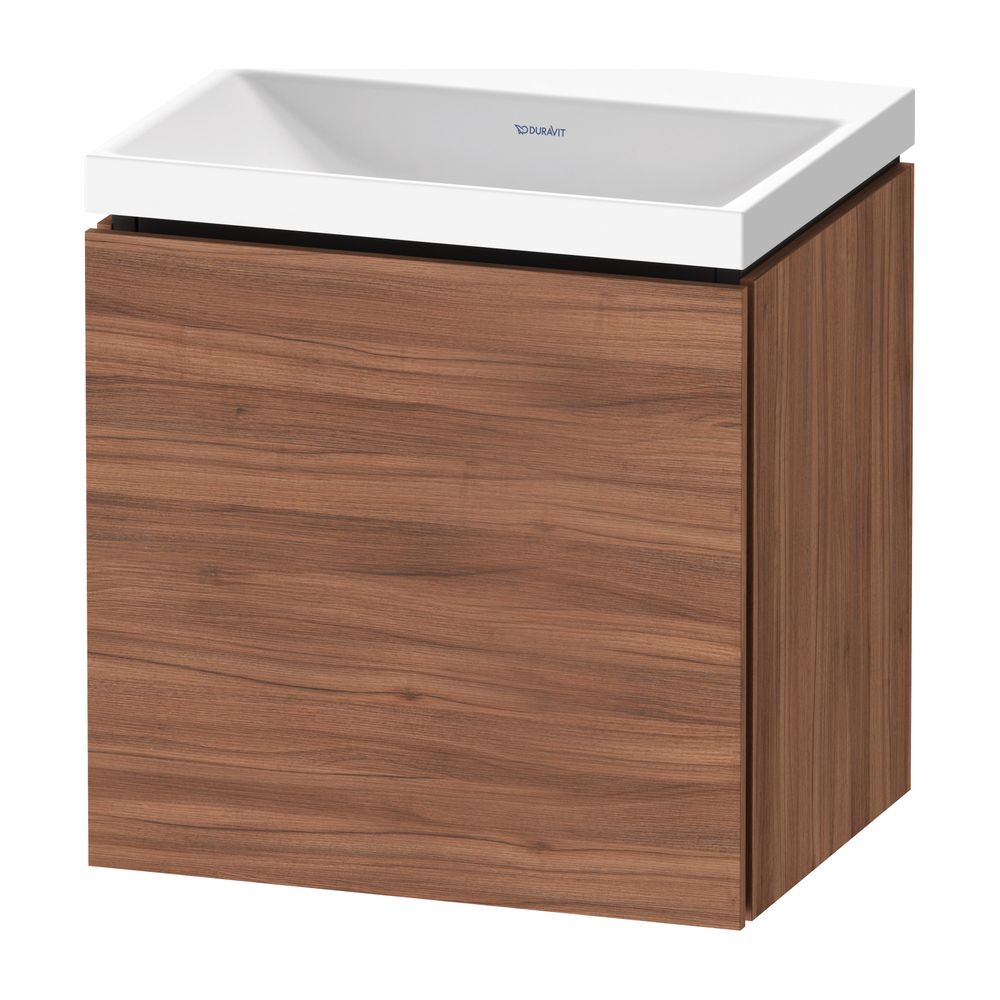 Duravit L-Cube Waschtisch-Set C-shaped wh Dekor 350x450x480mm, 1 Tür L, Nusb.M... DURAVIT-LC6948N79790000 4067116106541 (Abb. 1)