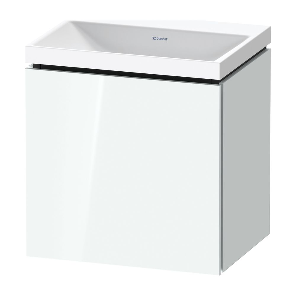 Duravit L-Cube Waschtisch-Set C-shaped wh Dekor 350x450x480mm, 1 Tür L, Weiß H... DURAVIT-LC6948N85850000 4067116106589 (Abb. 2)