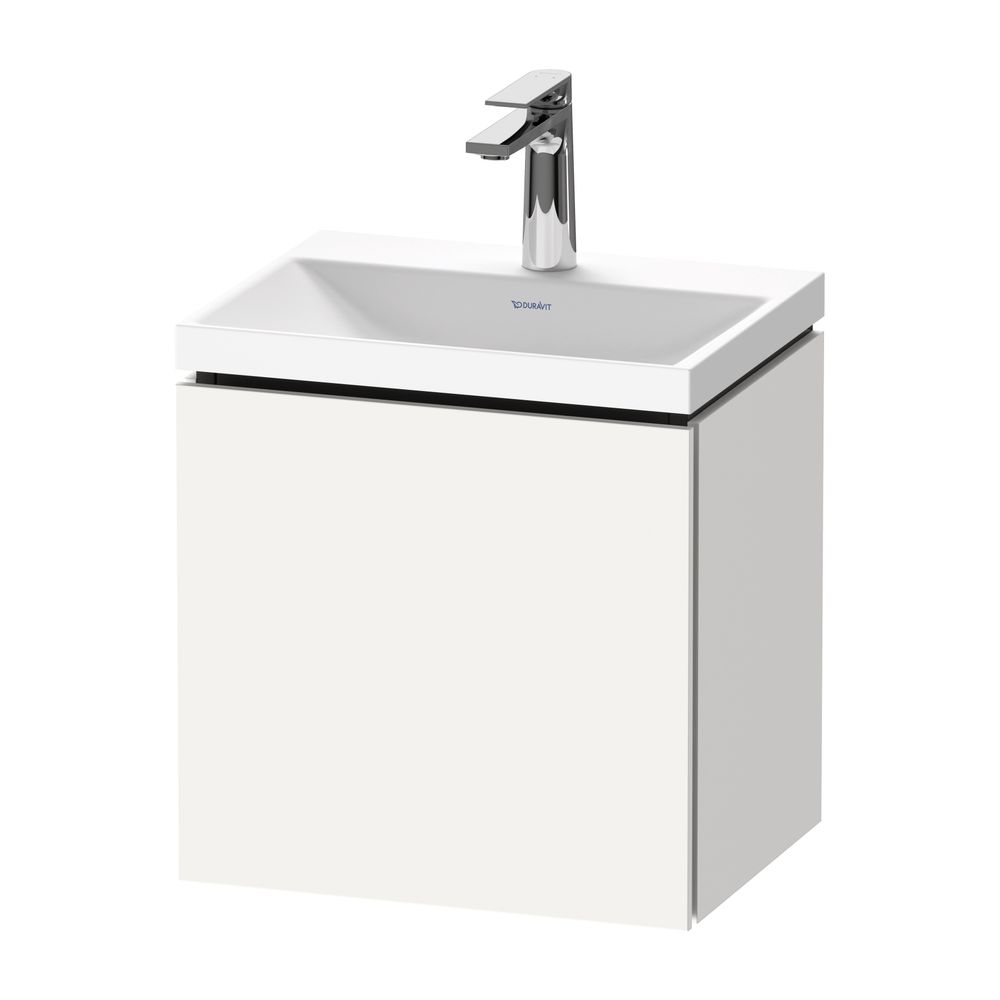 Duravit L-Cube Waschtisch-Set C-shaped wh Echtholzfurnier, 350x450x480mm, 1 Tü... DURAVIT-LC6949O18180000 4067116107135 (Abb. 1)