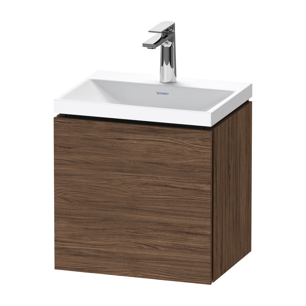 Duravit L-Cube Waschtisch-Set C-shaped wh Dekor 350x450x480mm, 1 Tür L, Nusb.d... DURAVIT-LC6948O21210000 4067116106664 (Abb. 1)