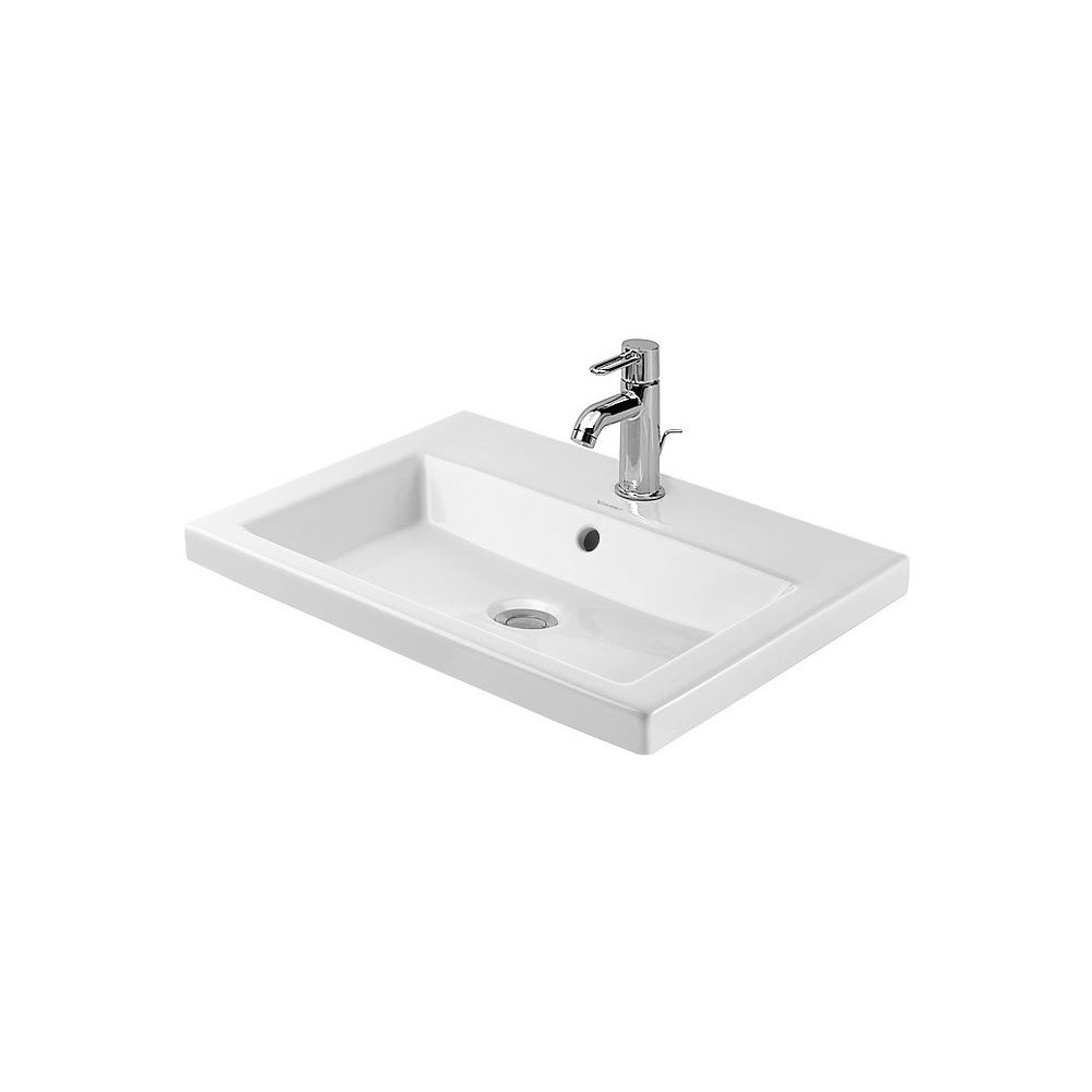 Duravit Design Classics Einbauwaschtisch 430x600x125mm, Weiß Hochglanz, mit HLB/Übe... DURAVIT-0347600000 4021534533808 (Abb. 3)