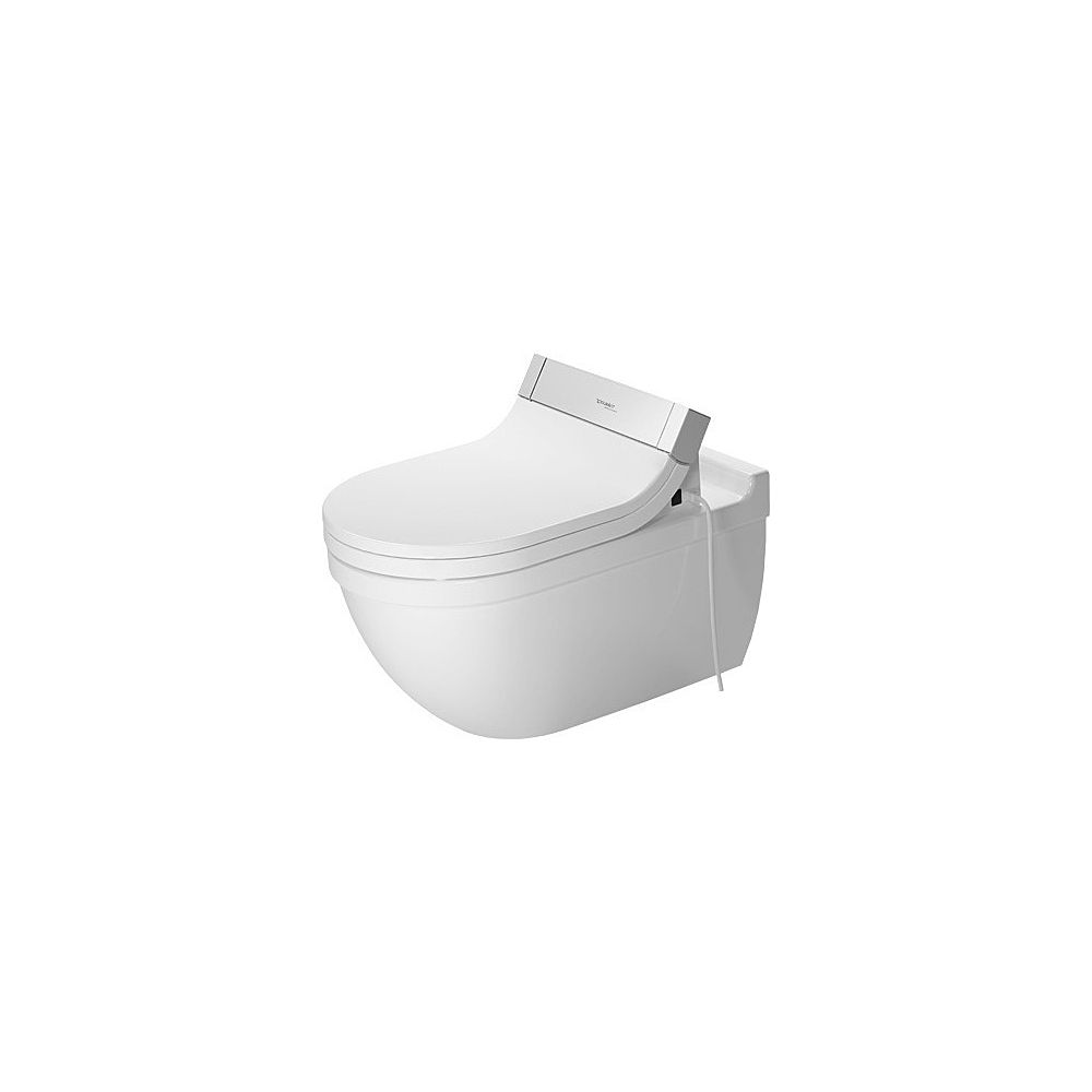 Duravit Starck 3 Wand-WC 620x365x380mm, Weiß Hochglanz, 6l, Tiefspüler, geschlossen... DURAVIT-2226090000 4021534589195 (Abb. 2)
