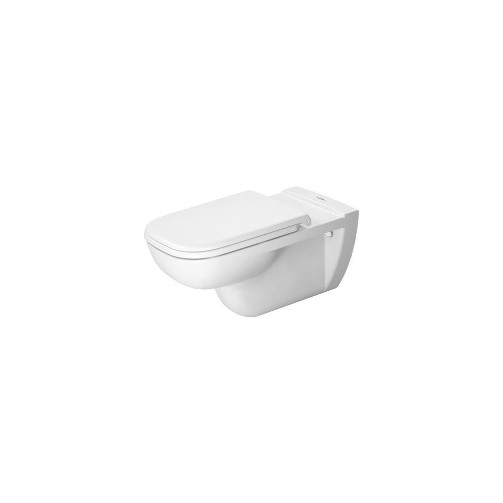 Duravit D-Code Wand-WC 700x360x365mm, Weiß Hochglanz, 4,5l, Tiefspüler, geschlossen... DURAVIT-2228090000 4021534822377 (Abb. 1)
