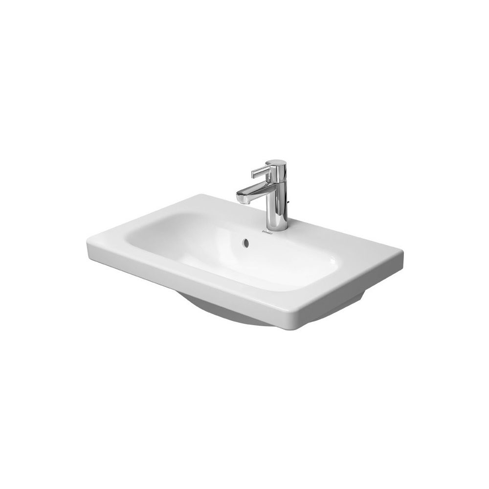 Duravit DuraStyle Waschtisch 400x635x170mm Compact WonderGliss Weiß Hochglanz Rech... DURAVIT-23376300001 4053424114989 (Abb. 1)