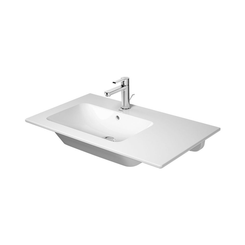 Duravit ME by Starck Waschtisch 490x830x180mm, Weiß Hochglanz, Rechteckig, 1 Waschp... DURAVIT-2345830060 4053424505077 (Abb. 2)