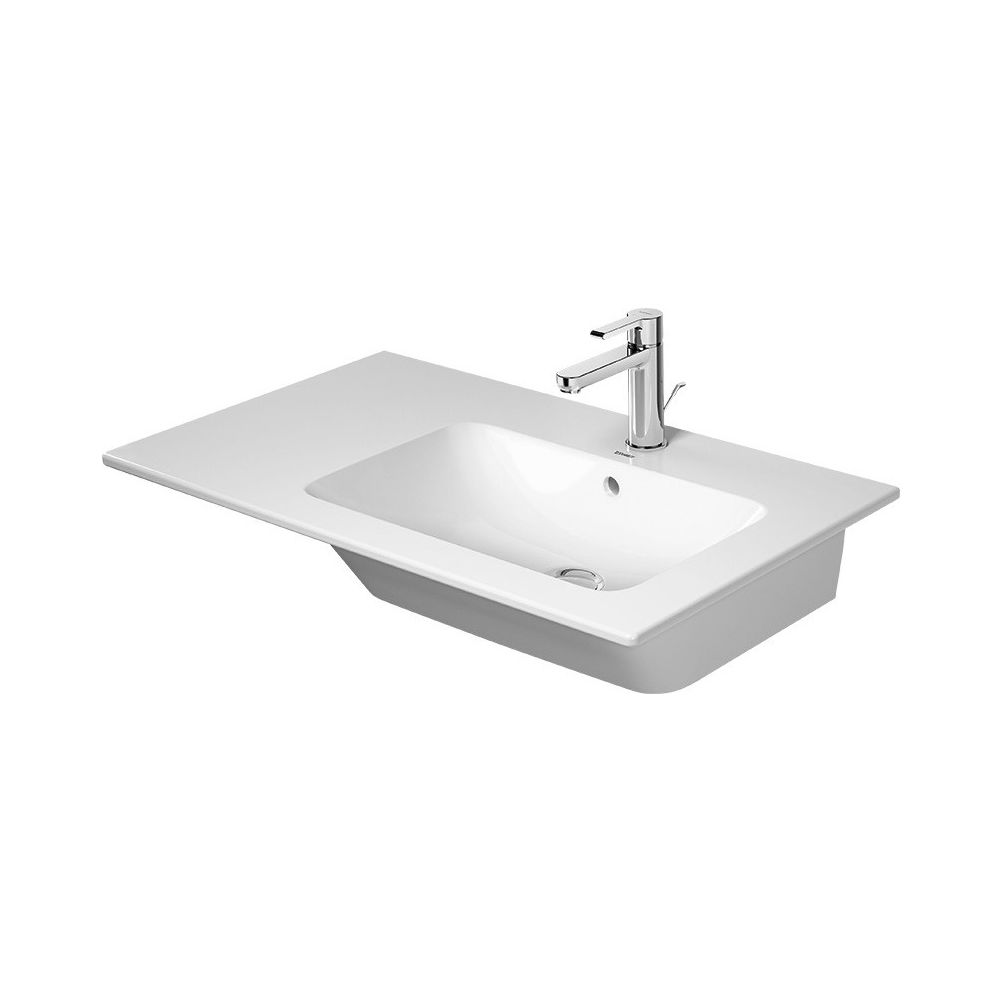 Duravit ME by Starck Waschtisch 490x830x180mm, Weiß Seidenmatt, Rechteckig, 1 Wasch... DURAVIT-2346833260 4053424893389 (Abb. 2)