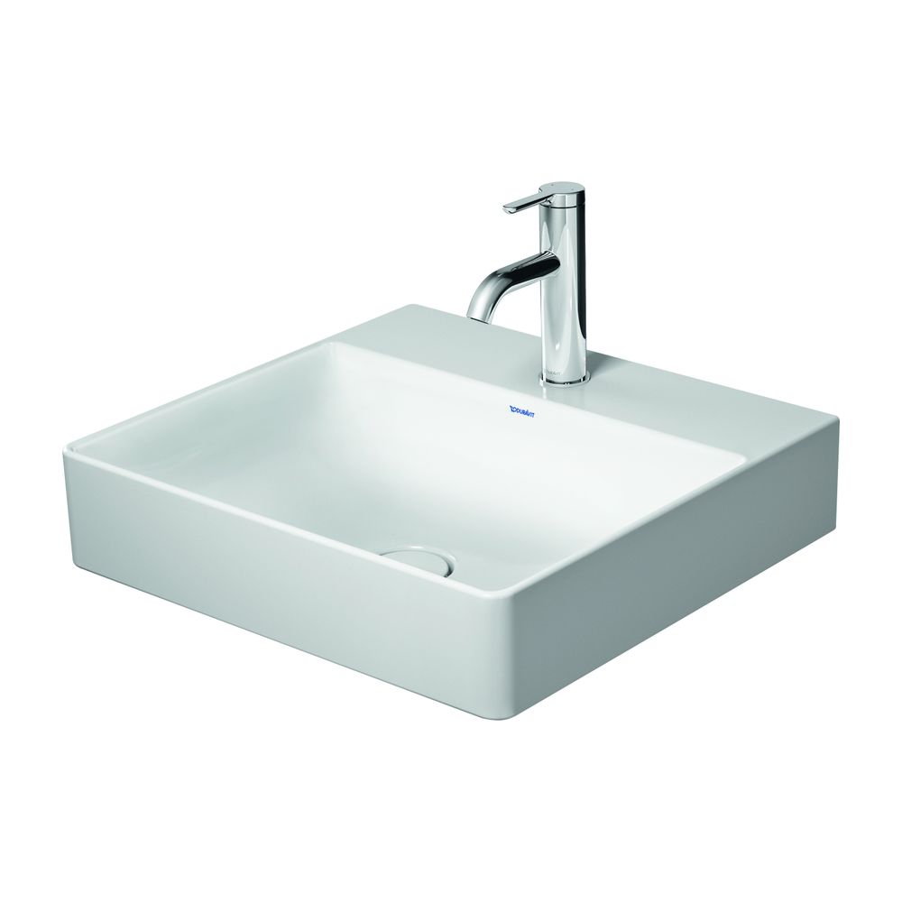 Duravit DuraSquare Waschtisch 470x500x145mm, DuraCeram, Weiß Hochglanz, Rechteckig... DURAVIT-2353500041 4053424611853 (Abb. 13)