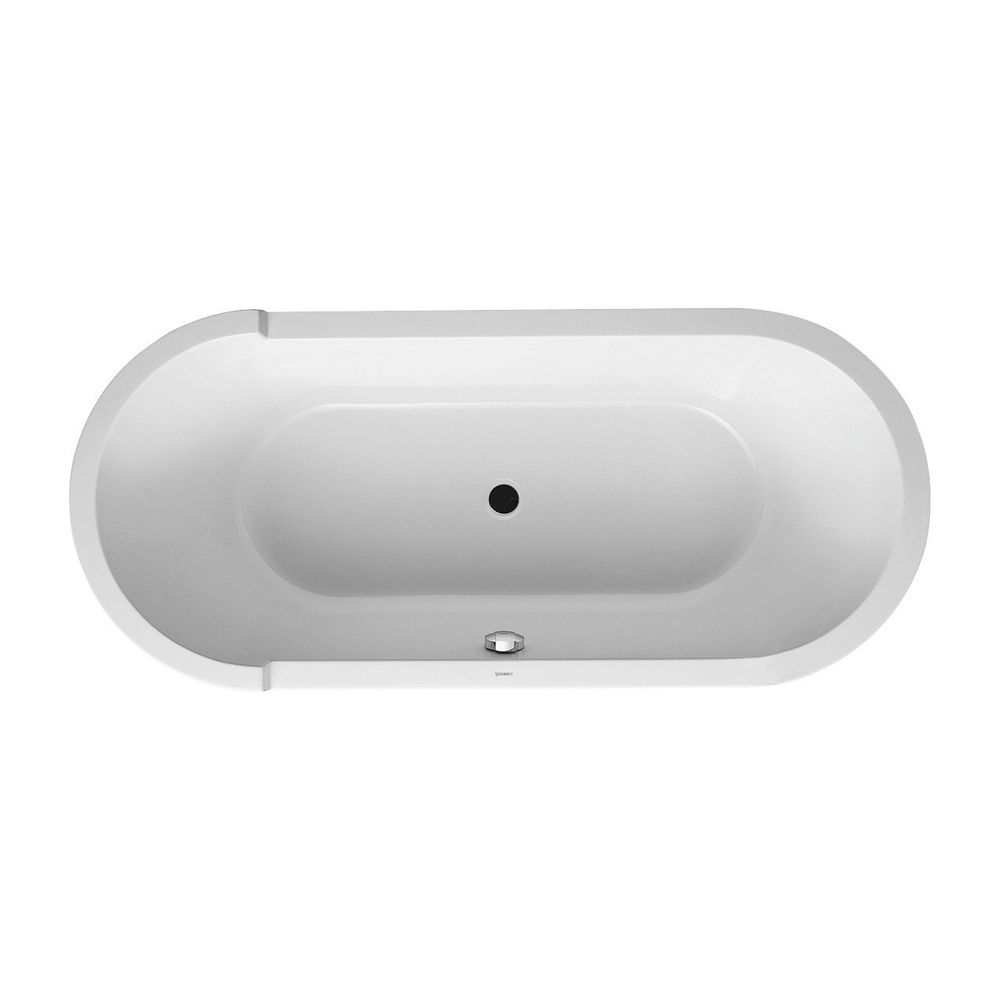 Duravit Starck Wannen Badewanne 520x800x1800mm, 170l, Weiß glänzend, Oval, Ein... DURAVIT-700009000000000 4021534255014 (Abb. 2)