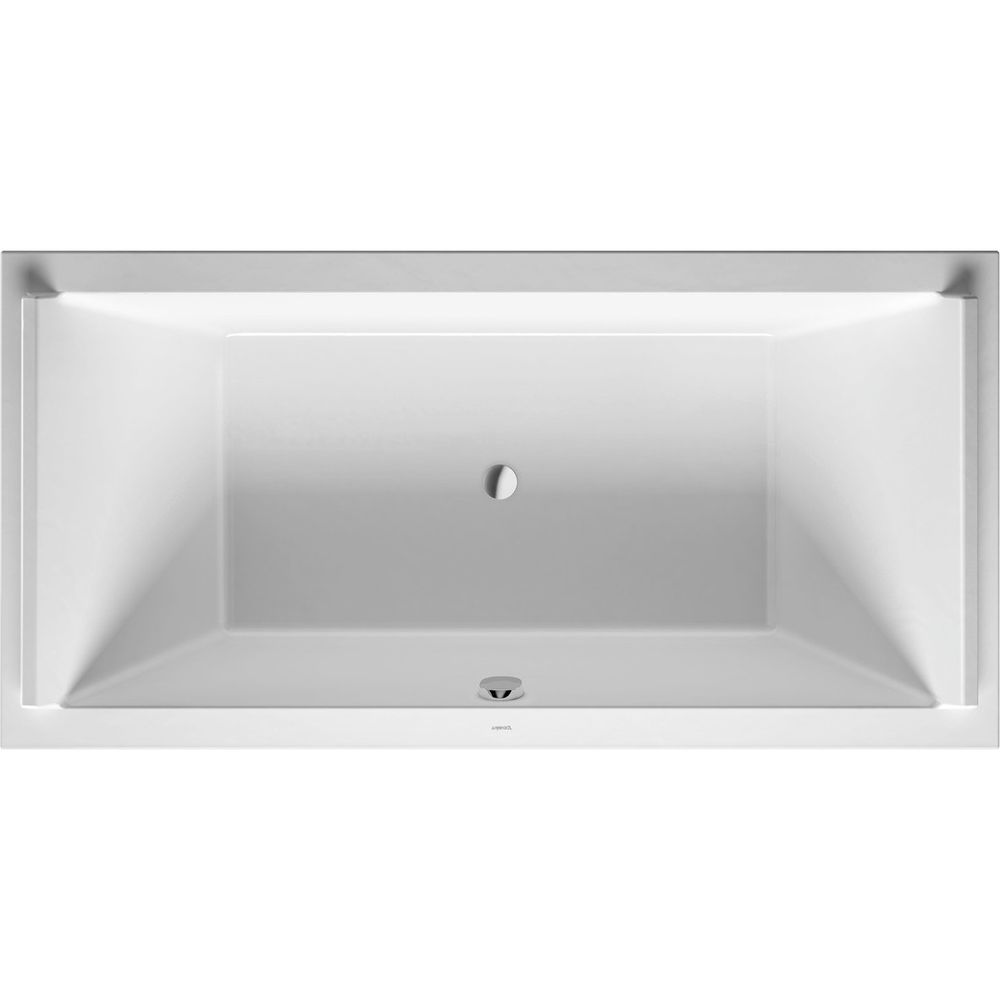 Duravit Starck Wannen Badewanne 480x1000x2000mm, 309l, Weiß glänzend, Rechteck... DURAVIT-700341000000000 4021534894749 (Abb. 1)