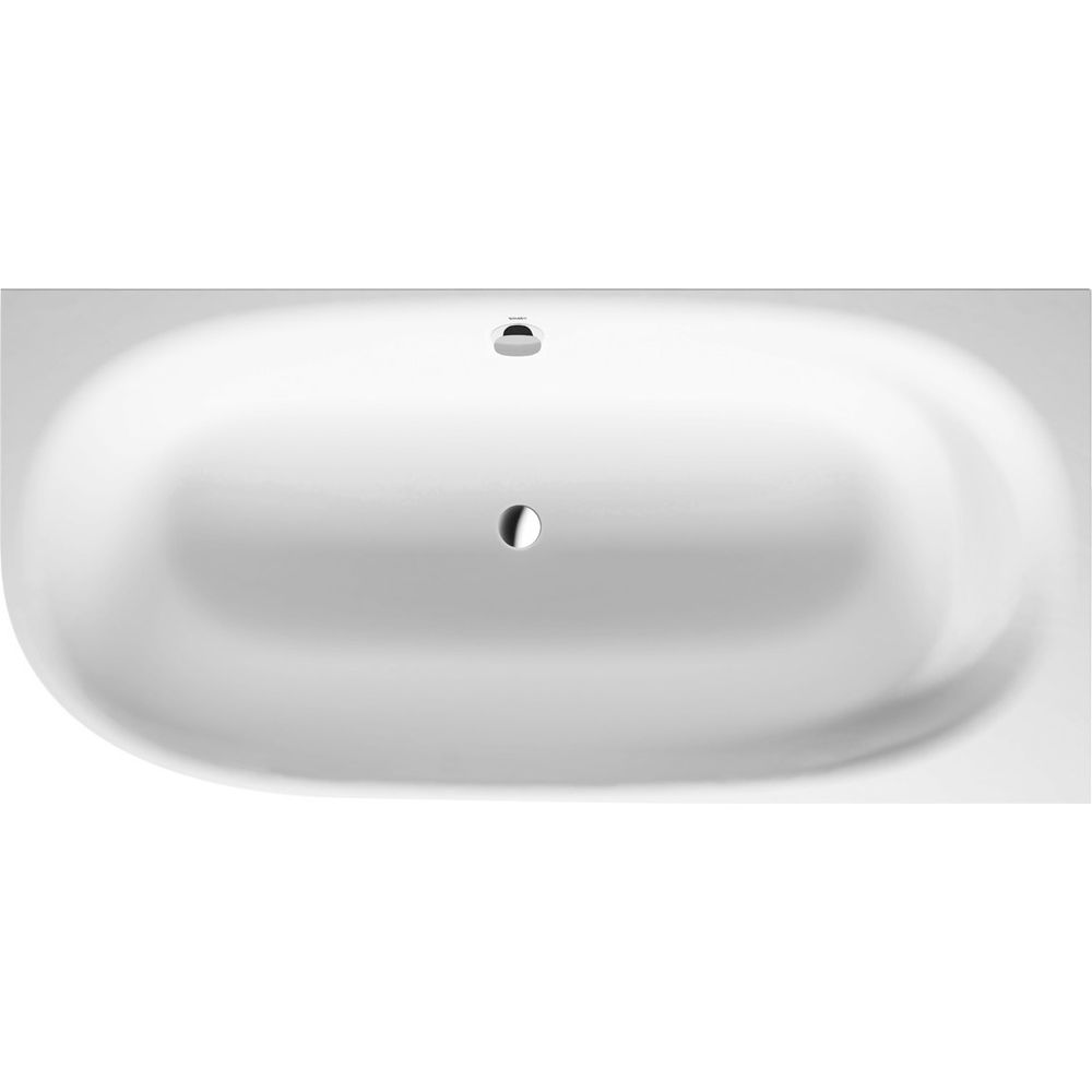 Duravit Cape Cod Badewanne 510x900x1900mm, Mattweiß, Halbrund, Ecke R, 1 Rücke... DURAVIT-700363000000000 4021534986468 (Abb. 2)