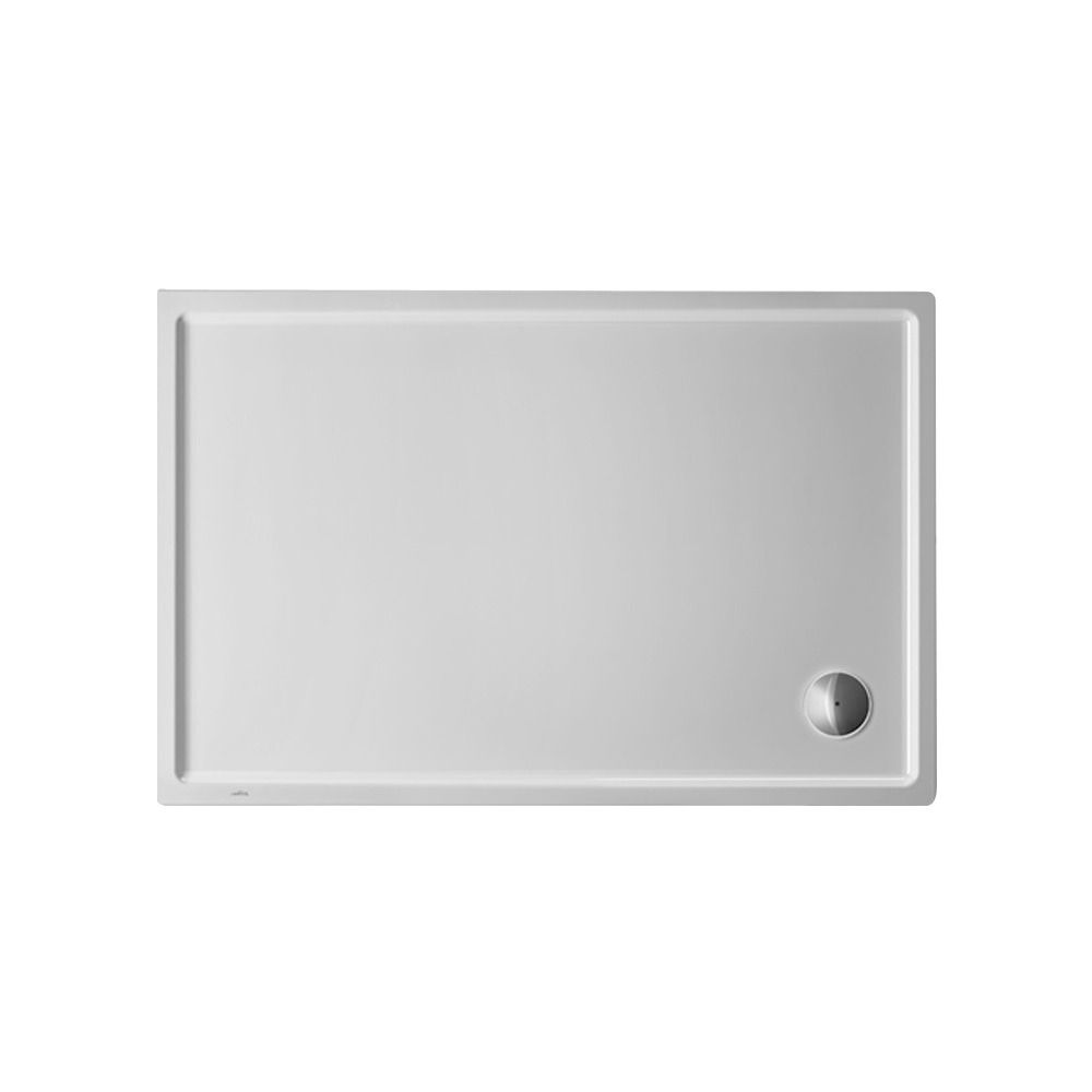 Duravit Starck Slimline Duschwanne 800x1300x60mm, Rechteckig, Weiß glänzend, a... DURAVIT-720235000000000 4053424689081 (Abb. 2)