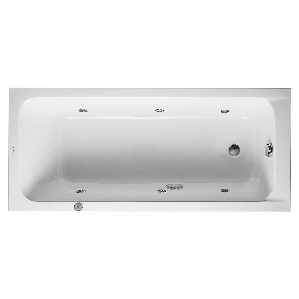 Duravit D-Code Whirlwanne Rechteckig, Einbau, 700x1600x420mm, Jet Project, 1 R... DURAVIT-760096000JP1000 4053424066073 (Abb. 1)