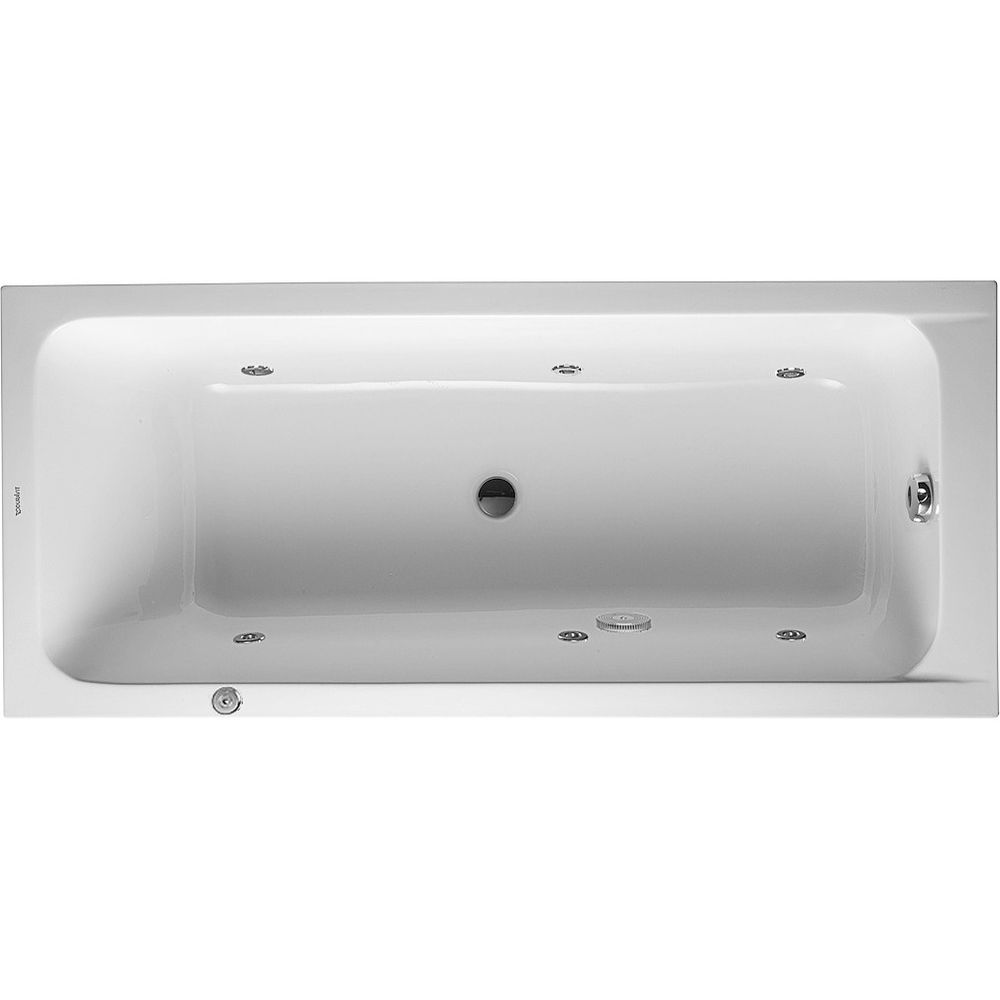 Duravit D-Code Whirlwanne Rechteckig, Einbau, 750x1700x420mm, Jet Project, 1 R... DURAVIT-760099000JP1000 4053424066103 (Abb. 1)