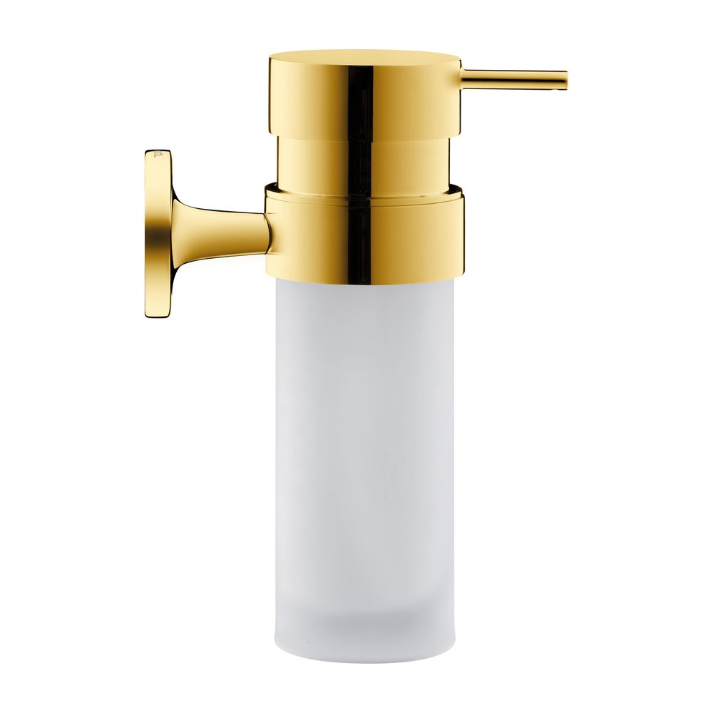 Duravit Starck T Seifenspender 126x60x176mm, Gold poliert/Mattweiß, Messing, 0,2l, ... DURAVIT-0099353400 4067116086935 (Abb. 1)