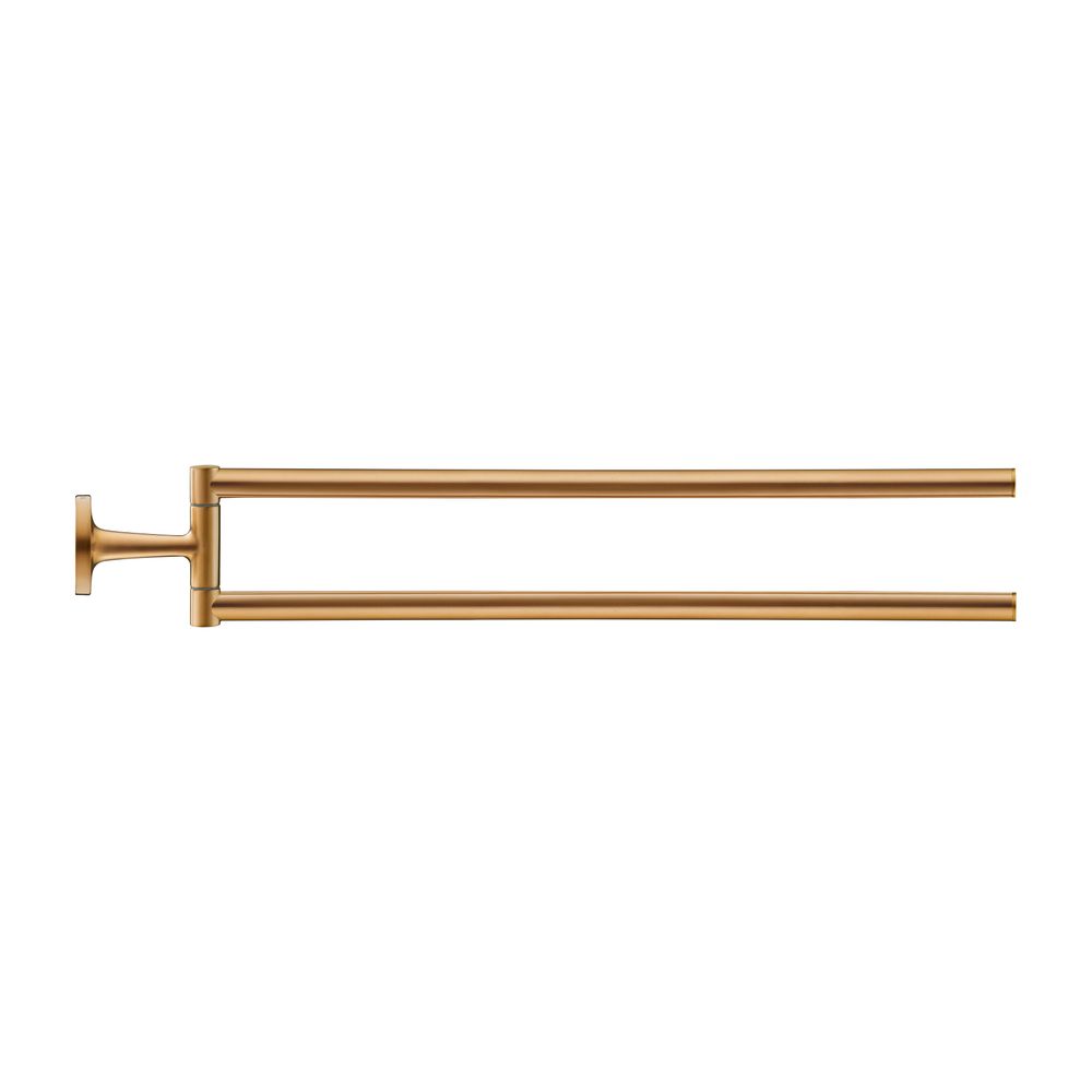 Duravit Starck T Handtuchhalter 486x88x57mm, Bronze gebürstet, Messing, 2 Arme, mit... DURAVIT-0099410400 4067116086775 (Abb. 1)