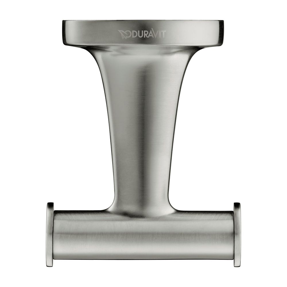 Duravit Starck T Handtuchhaken 76x60x50mm, Edelstahl gebürstet... DURAVIT-0099307000 4067116086768 (Abb. 2)