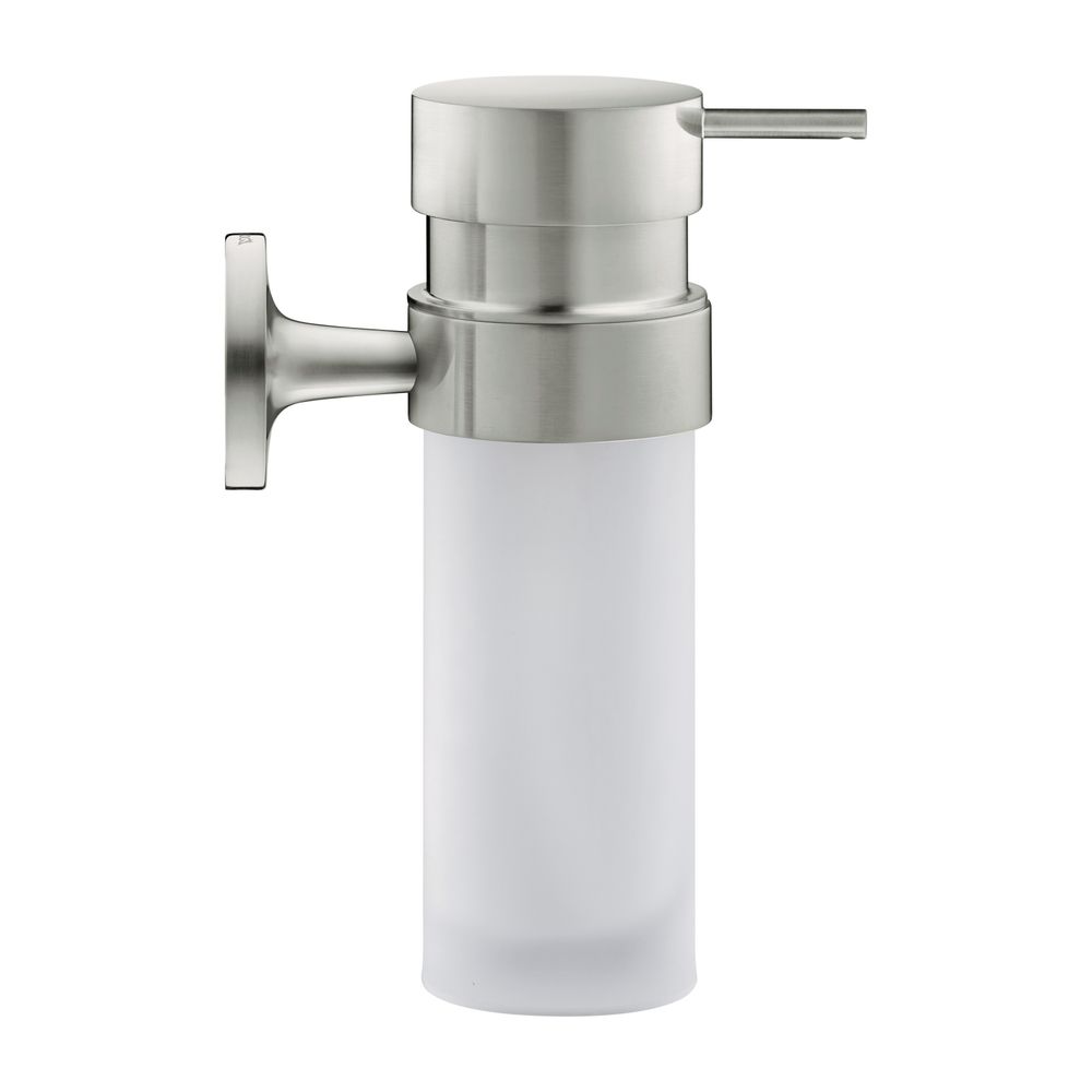 Duravit Starck T Seifenspender 126x60x176mm, Edelstahl gebürstet/Mattweiß, Messing,... DURAVIT-0099357000 4067116086942 (Abb. 3)