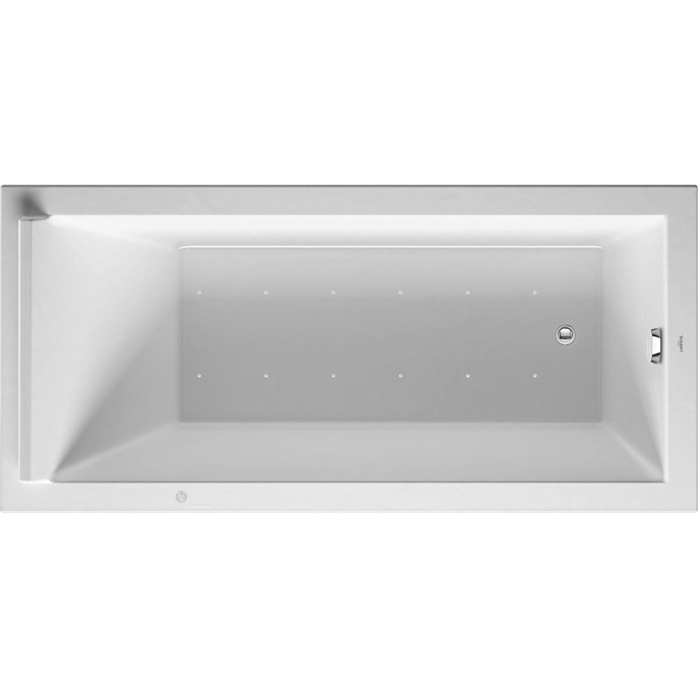 Duravit Starck Wannen Whirlwanne Rechteckig, Einbau, 800x1700x480mm Air-System... DURAVIT-760336000AS0000 4053424453538 (Abb. 1)