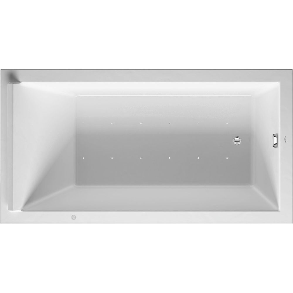 Duravit Starck Wannen Whirlwanne Rechteckig, Einbau, 900x1700x480mm Air-System... DURAVIT-760337000AS0000 4053424453545 (Abb. 1)