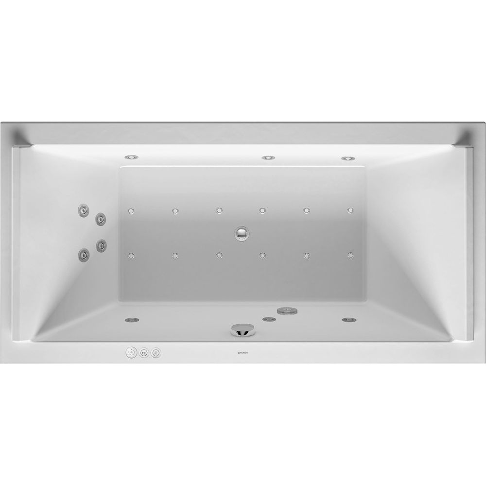Duravit Starck Wannen Whirlwanne Rechteckig, Einbau, 900x1800x480mm Combi-Syst... DURAVIT-760339000CP1000 4053424072883 (Abb. 1)