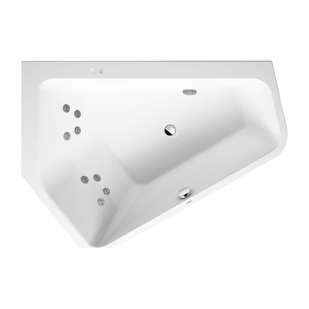 Duravit Paiova Whirlwanne 5 Fünfeck Einbau Ecke L 1300x1770x460mm Jet-System 2... DURAVIT-760390000JS1000 4053424073637 (Abb. 1)