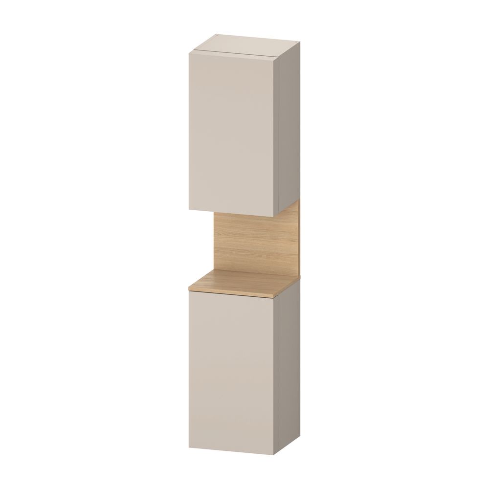 Duravit Qatego Hochschrank Dekor 360x400x1760mm Taupe Matt/Natur Eiche Matt, 2... DURAVIT-QA1346L30910000 4067116208023 (Abb. 2)