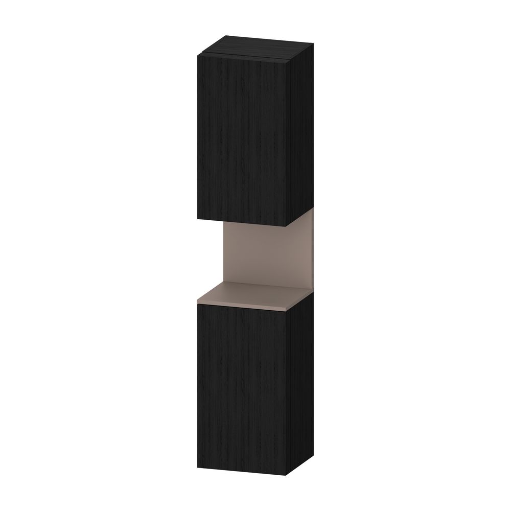 Duravit Qatego Hochschrank Dekor 360x400x1760mm Eiche Mattschwarz/Basalt Matt,... DURAVIT-QA1346L43160000 4067116207583 (Abb. 2)