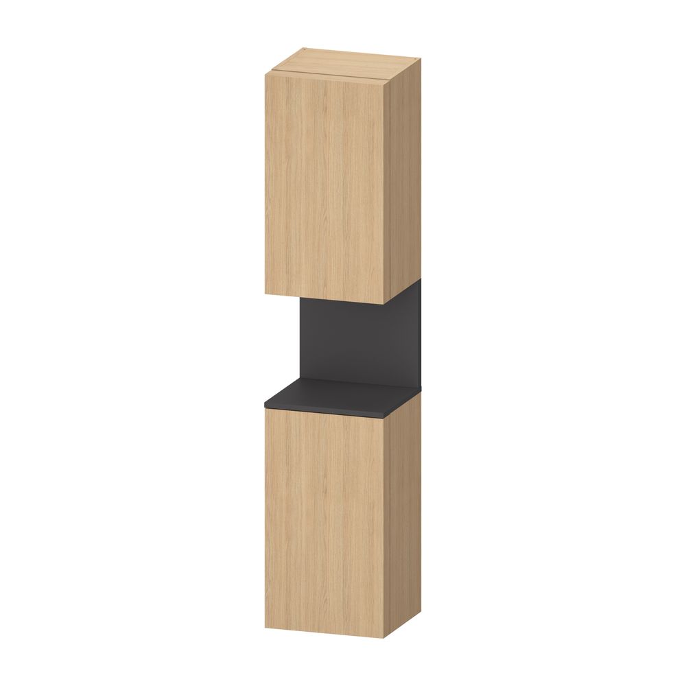 Duravit Qatego Hochschrank Dekor 360x400x1760mm Natur Eiche Matt/Graphit Matt,... DURAVIT-QA1346R49300000 4067116209020 (Abb. 1)