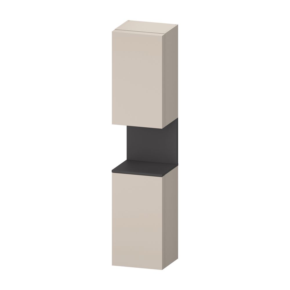 Duravit Qatego Hochschrank Dekor 360x400x1760mm Taupe Matt/Graphit Matt, 2 Tür... DURAVIT-QA1346R49910000 4067116209006 (Abb. 2)