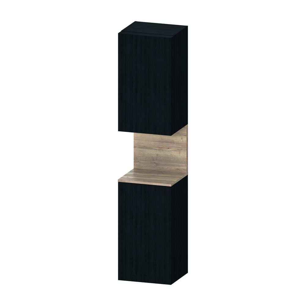Duravit Qatego Hochschrank Dekor 360x400x1760mm Eiche Mattschwarz/Eiche Marmor... DURAVIT-QA1346R55160000 4067116313284 (Abb. 2)