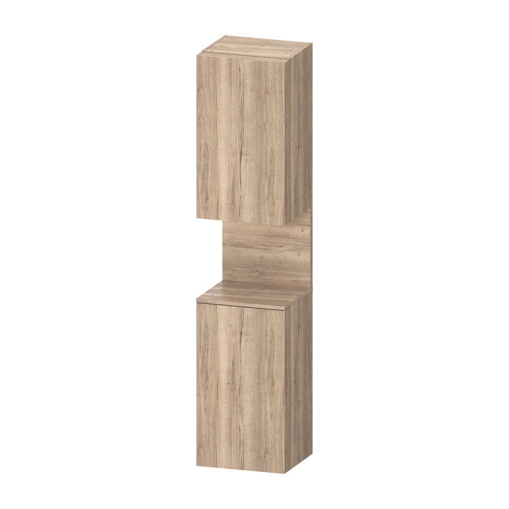 Duravit Qatego Hochschrank Dekor 360x400x1760mm Eiche Marmoriert Matt, 2 Türen... DURAVIT-QA1346L55550000 4067116206456 (Abb. 1)